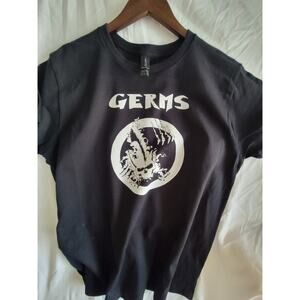 the Germs band t shirt Ladies XL Black